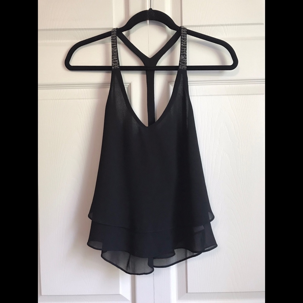 Forever 21 Beaded Strap Tank